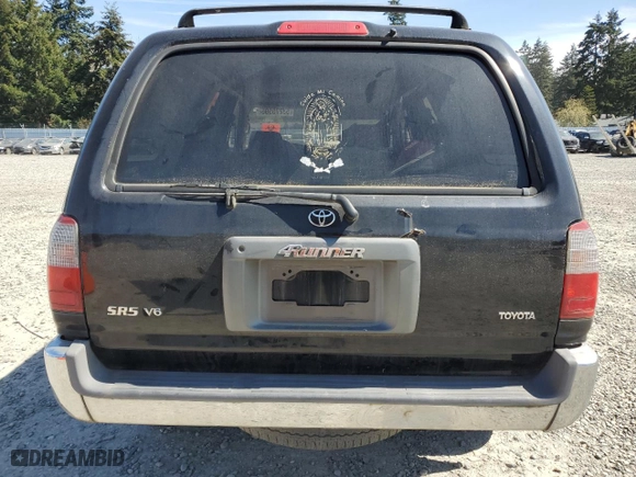 1997 Toyota 4Runner SR5 with VIN JT3HN86R0V0096538, listed as a Copart auction lot 53275595 with 217,593 mi miles and Salvage Title. Bid and sale history available at carsss.com. Image 6.