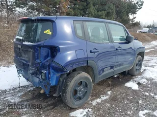 2020 Jeep Renegade Sport with VIN ZACNJBAB3LPL83927, listed as a IAAI auction lot 41612868 with 60,148 mi miles and . Bid and sale history available at DreamBid. Image 4.