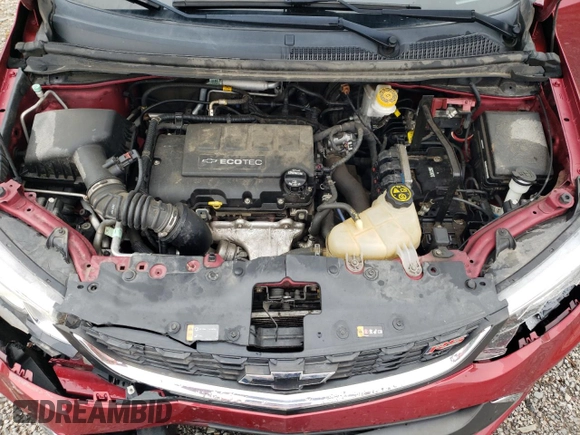 2020 Chevrolet Sonic LT with VIN 1G1JD5SB4L4101892, listed as a Copart auction lot 60486455 with 88,142 mi miles and Salvage title. Bid and sale history available at DreamBid. Image 11.