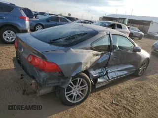 2005 Acura RSX with VIN JH4DC54845S017366, listed as a Copart auction lot 71112574 with 181,311 mi miles and Salvage Title. Bid and sale history available at carsss.com. Image 3.