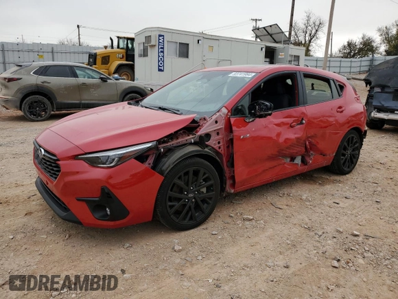 2024 Subaru Impreza RS with VIN JF1GUHJC0R8235853, listed as a Copart auction lot 83741994 with 30,720 mi miles and Salvage Title. Bid and sale history available at carsss.com. Image 1.