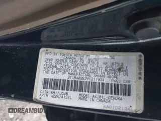 1997 Toyota Corolla with VIN 2T1BA02E2VC211034, listed as a IAAI auction lot 42253359 with 201,451 mi miles and . Bid and sale history available at DreamBid. Image 9.