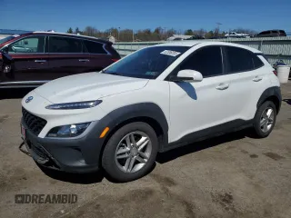 2022 Hyundai Kona SE with VIN KM8K2CAB4NU764272, listed as a Copart auction lot 52388265 with 76,218 mi miles and Salvage Title. Bid and sale history available at carsss.com. Image 1.