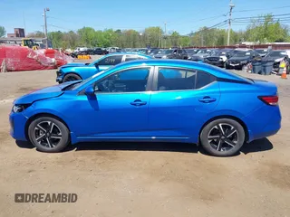 2024 Nissan Sentra SV with VIN 3N1AB8CV4RY265045, listed as a IAAI auction lot 42165511 with 5,232 mi miles. Bid and sale history available at carsss.com. Image 14.