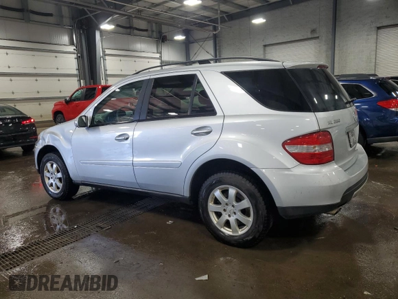 2007 Mercedes-Benz M 350 with VIN 4JGBB86E37A226893, listed as a Copart auction lot 46915485 with 171,518 mi miles and Salvage Title. Bid and sale history available at DreamBid. Image 2.