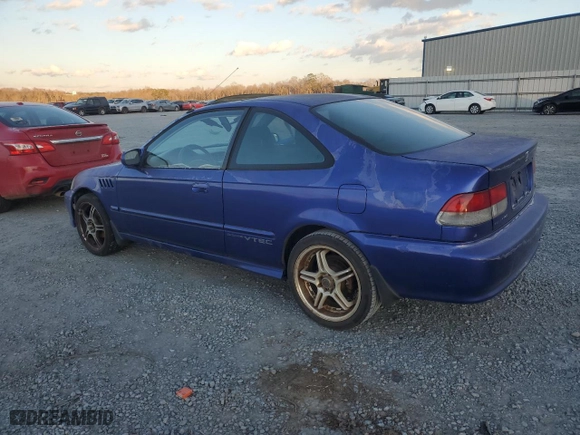 2000 Honda Civic Si with VIN 1HGEM1153YL097118, listed as a Copart auction lot 41491865 with 280,506 mi miles and Salvage Title. Bid and sale history available at carsss.com. Image 2.