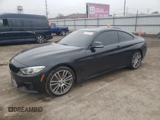 2017 BMW 4 Series 430i with VIN WBA4R7C50HK876586, listed as a Copart auction lot 81944434 with 75,301 mi miles and Salvage Title. Bid and sale history available at DreamBid. Image 1.