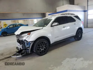 2017 Chevrolet Equinox Premier with VIN 2GNFLGE30H6101305, listed as a Copart auction lot 48471355 with 124,766 mi miles and Salvage Title. Bid and sale history available at carsss.com. Image 1.