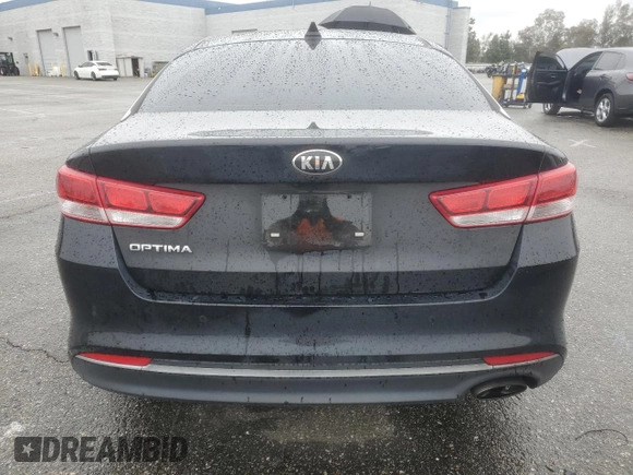 2018 Kia Optima LX with VIN 5XXGT4L3XJG261199, listed as a Copart auction lot 48637255 with 107,293 mi miles and Salvage Title. Bid and sale history available at carsss.com. Image 6.