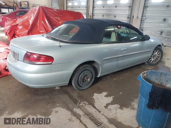 2002 Chrysler Sebring Limited with VIN 1C3EL65R82N172536, listed as a IAAI auction lot 41534399 with 152,135 mi miles and . Bid and sale history available at DreamBid. Image 4.
