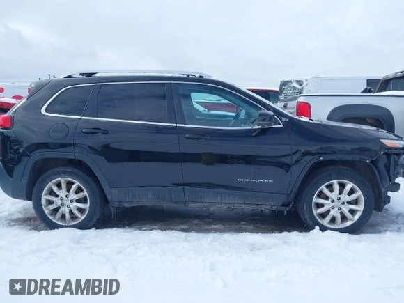 2017 Jeep Cherokee Limited with VIN 1C4PJMDS1HW505617, listed as a IAAI auction lot 41461389 with 97,978 mi miles. Bid and sale history available at carsss.com. Image 13.
