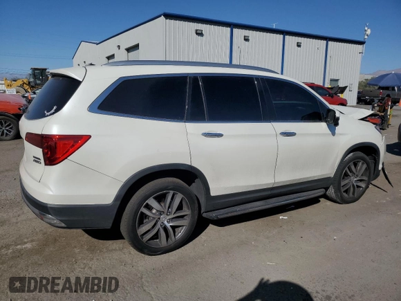 2017 Honda Pilot Touring with VIN 5FNYF6H92HB092491, listed as a Copart auction lot 76141434 with 56,002 mi miles and Salvage Title. Bid and sale history available at carsss.com. Image 3.