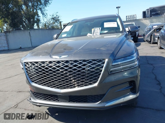 2021 Genesis GV80 with VIN KMUHB4SB8MU060882, listed as a IAAI auction lot 42011746 with Not Provided miles and . Bid and sale history available at DreamBid. Image 12.