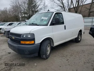 2019 Chevrolet Express Cargo with VIN 1GCWGAFP7K1166738, listed as a Copart auction lot 48105205 with 209,054 mi miles and Clean title. Bid and sale history available at DreamBid. Image 1.