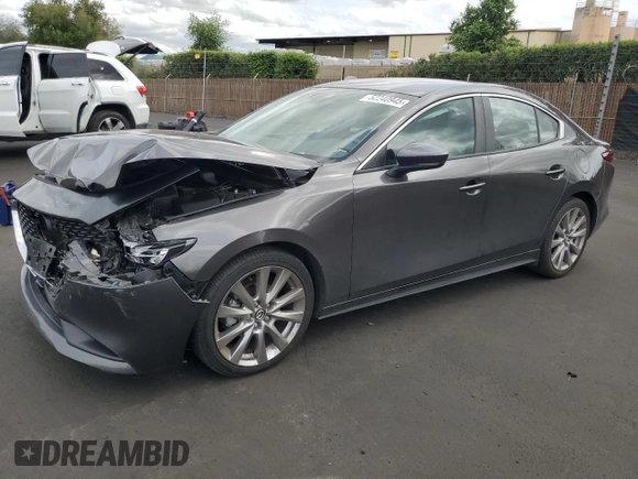 2020 Mazda 3 Select with VIN 3MZBPACL2LM132241, listed as a Copart auction lot 52240945 with 50,370 mi miles and Salvage Title. Bid and sale history available at carsss.com. Image 1.