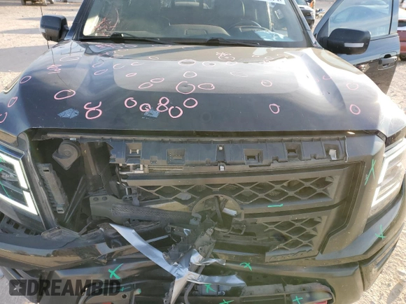 2021 Nissan Titan SV с VIN 1N6AA1ED3MN534845, выставлен на аукционе Copart как лот 81636574 с пробегом 111 680 миль миль и Списание • Salvage title. История ставок и продаж доступна на DreamBid. Изображение 11.
