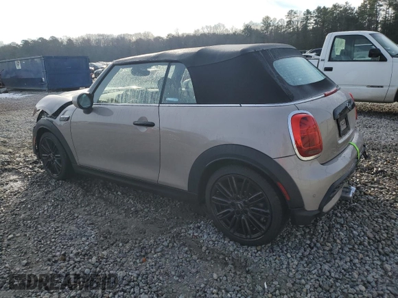 2024 MINI Convertible Cooper S with VIN WMW43DL02R3R80576, listed as a Copart auction lot 88498775 with 7,449 mi miles and Salvage title. Bid and sale history available at DreamBid. Image 2.