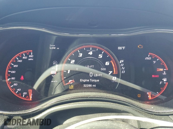 2020 Dodge Durango SRT with VIN 1C4SDJGJ8LC309476, listed as a Copart auction lot 47493325 with 32,286 mi miles and Salvage Title. Bid and sale history available at DreamBid. Image 9.