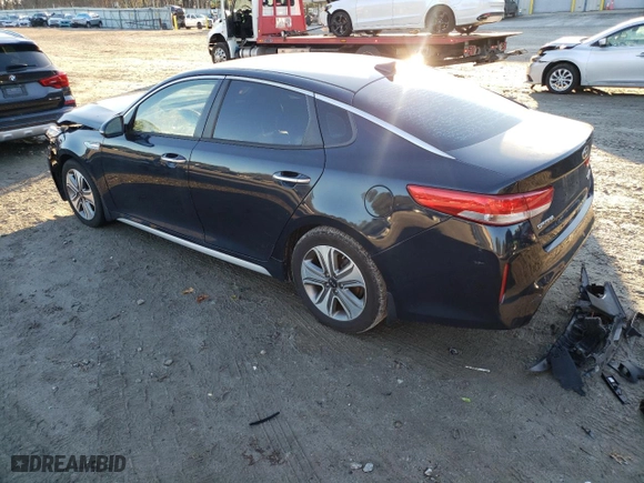 2017 Kia Optima Hybrid EX with VIN KNAGU4LE9H5011852, listed as a Copart auction lot 84852844 with 144,413 mi miles and Salvage Title. Bid and sale history available at carsss.com. Image 2.