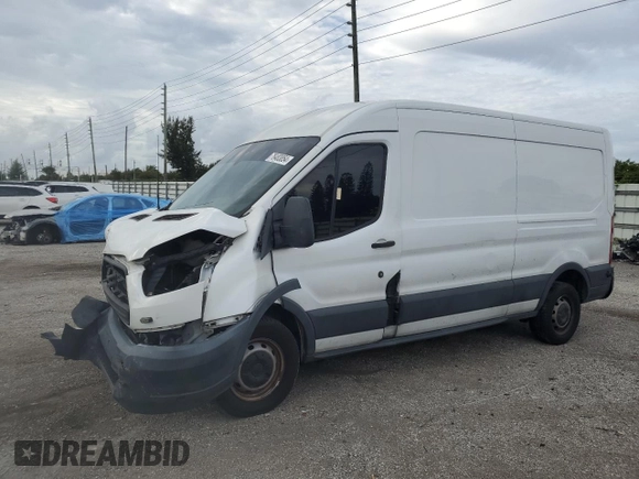 2015 Ford Transit with VIN 1FTNR2CVXFKA12717, listed as a Copart auction lot 76483854 with 268,957 mi miles and Salvage Title. Bid and sale history available at DreamBid. Image 1.