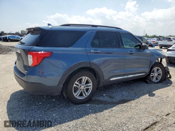 2020 Ford Explorer XLT with VIN 1FMSK7DH2LGB63641, listed as a Copart auction lot 50456645 with 55,147 mi miles and Non Repairable. Bid and sale history available at carsss.com. Image 3.