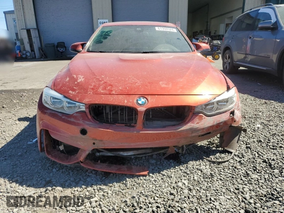 2017 BMW M4 with VIN WBS3R9C5XHK709123, listed as a Copart auction lot 61300524 with 78,129 mi miles and Salvage Title. Bid and sale history available at carsss.com. Image 5.