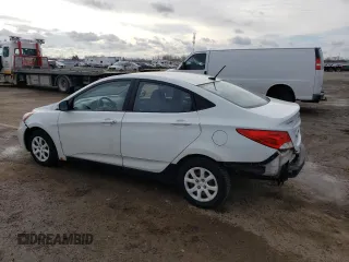 2012 Hyundai Accent GLS with VIN KMHCT4AE9CU186314, listed as a Copart auction lot 52349245 with 369,601 mi miles and Salvage Title. Bid and sale history available at carsss.com. Image 2.