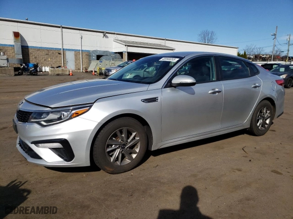 2019 Kia Optima LX with VIN 5XXGT4L30KG349292, listed as a Copart auction lot 48990055 with 61,792 mi miles and Salvage Title. Bid and sale history available at carsss.com. Image 1.