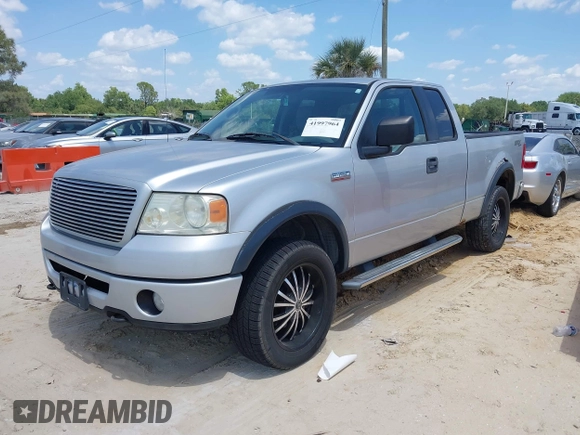 2006 Ford F-150 STX with VIN 1FTRX14W96FA29414, listed as a IAAI auction lot 41997964 with 107,559 mi miles. Bid and sale history available at carsss.com. Image 2.