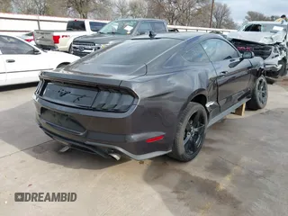 2023 Ford Mustang EcoBoost with VIN 1FA6P8TH6P5105960, listed as a IAAI auction lot 41185385 with 37,081 mi miles. Bid and sale history available at carsss.com. Image 4.