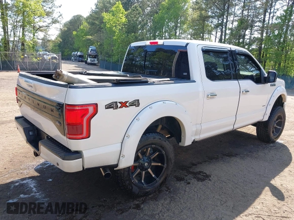 2015 Ford F-150 XLT with VIN 1FTEW1EG2FFC77044, listed as a IAAI auction lot 42094571 with 213,408 mi miles and . Bid and sale history available at DreamBid. Image 4.