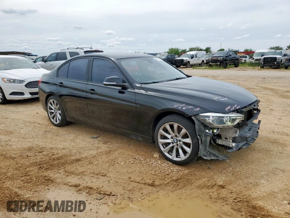 2018 BMW 3 Series 320i with VIN WBA8A9C56JAH12021, listed as a Copart auction lot 58971175 with 100,317 mi miles and Salvage title. Bid and sale history available at DreamBid. Image 4.