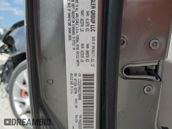 2013 Dodge Dart SXT with VIN 1C3CDFBA8DD708400, listed as a Copart auction lot 57804295 with 110,844 mi miles and Non repairable. Bid and sale history available at DreamBid. Image 13.
