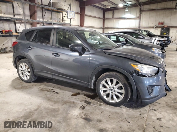 2013 Mazda CX-5 Grand Touring with VIN JM3KE4DE7D0161076, listed as a Copart auction lot 48560925 with 164,773 mi miles and Salvage Title. Bid and sale history available at carsss.com. Image 4.