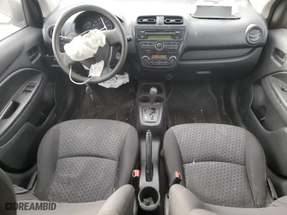 2015 Mitsubishi Mirage DE with VIN ML32A3HJ4FH053303, listed as a Copart auction lot 45952675 with 122,396 mi miles and Salvage Title. Bid and sale history available at carsss.com. Image 8.