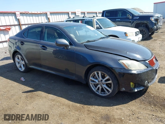 2008 Lexus IS 350 with VIN JTHBE262182015359, listed as a IAAI auction lot 42163653 with 202,764 mi miles and . Bid and sale history available at DreamBid. Image 1.