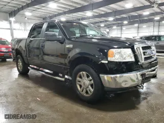 2008 Ford F-150 XLT with VIN 1FTPW14V38FB39086, listed as a Copart auction lot 49265375 with 153,521 mi miles and Salvage Title. Bid and sale history available at carsss.com. Image 4.