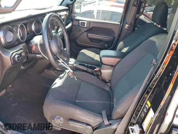 2023 Jeep Wrangler Sport S with VIN 1C4HJXDN2PW559717, listed as a Copart auction lot 55007145 with 34,484 mi miles and Clean title. Bid and sale history available at DreamBid. Image 7.