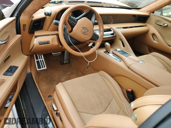 2018 Lexus LC with VIN JTHHP5AY7JA005268, listed as a Copart auction lot 52507585 with 17,572 mi miles and Salvage Title. Bid and sale history available at carsss.com. Image 8.
