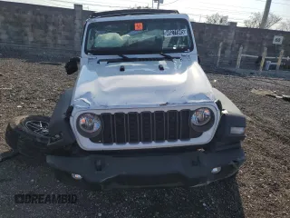 2025 Jeep Wrangler Sport S with VIN 1C4PJXDN7SW500165, listed as a Copart auction lot 49271945 with 8,271 mi miles and Non repairable. Bid and sale history available at DreamBid. Image 5.