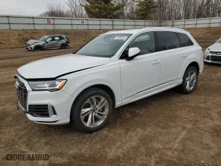 2021 Audi Q7 Premium with VIN WA1AXAF70MD023877, listed as a Copart auction lot 49084005 with NaN miles and Non Repairable. Bid and sale history available at carsss.com. Image 1.