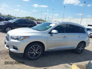 2019 Infiniti QX60 LUXE with VIN 5N1DL0MN8KC526839, listed as a IAAI auction lot 41811271 with 83,729 mi miles. Bid and sale history available at carsss.com. Image 14.