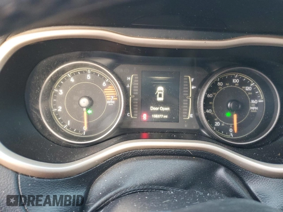 2017 Jeep Cherokee Sport with VIN 1C4PJLABXHW654803, listed as a Copart auction lot 46879225 with 138,377 mi miles and Salvage title. Bid and sale history available at DreamBid. Image 9.