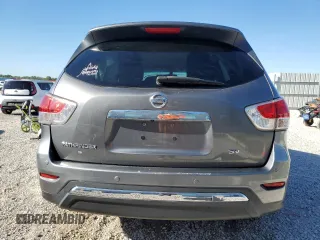 2016 Nissan Pathfinder SV with VIN 5N1AR2MNXGC618121, listed as a Copart auction lot 49556115 with 97,409 mi miles and Salvage Title. Bid and sale history available at carsss.com. Image 6.