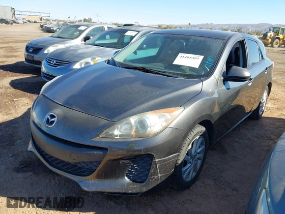 2012 Mazda 3 i Touring with VIN JM1BL1L89C1576014, listed as a IAAI auction lot 41495397 with 222,991 mi miles and . Bid and sale history available at DreamBid. Image 2.