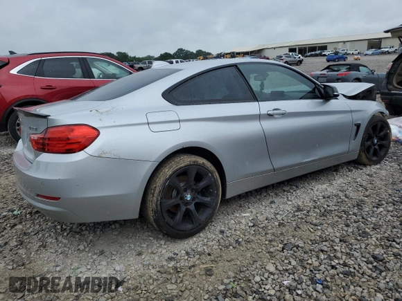 2015 BMW 4 Series 428i xDrive with VIN WBA3N5C59FK484702, listed as a Copart auction lot 61406785 with Not provided miles and Salvage title. Bid and sale history available at DreamBid. Image 3.