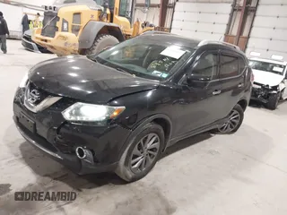 2016 Nissan Rogue SL with VIN 5N1AT2MV9GC755584, listed as a IAAI auction lot 42106132 with 83,514 mi miles and . Bid and sale history available at DreamBid. Image 2.