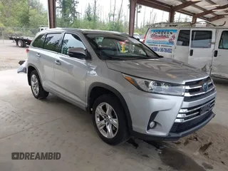2018 Toyota Highlander Hybrid Limited z VIN 5TDDGRFH6JS038295, wystawiony jako IAAI lot #42442074 z przebiegiem 248 875 mil mil oraz . Historia ofert i sprzedaży dostępna na DreamBid. Obrazek 1.