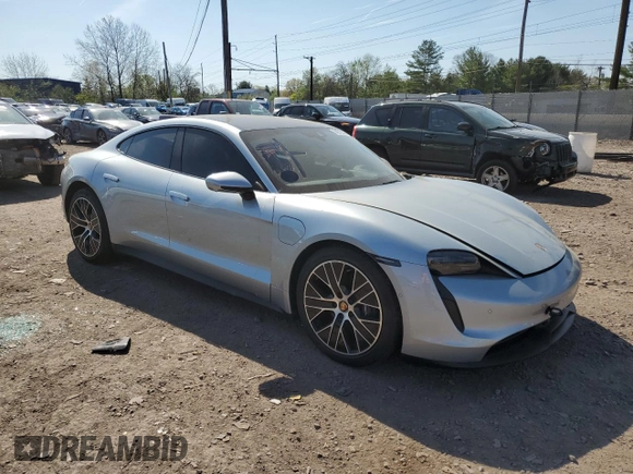 2022 Porsche Taycan z VIN WP0AA2Y19NSA15847, wystawiony jako Copart lot #54012535 z przebiegiem 28 002 mil mil oraz Szkoda całkowita • Salvage title. Historia ofert i sprzedaży dostępna na DreamBid. Obrazek 4.