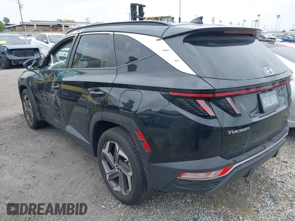 2023 Hyundai Tucson SEL with VIN 5NMJF3AE4PH201621, listed as a IAAI auction lot 41844949 with 7,987 mi miles and . Bid and sale history available at carsss.com. Image 3.